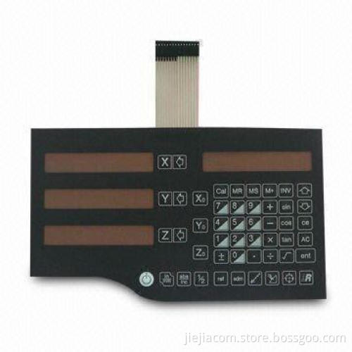 Membrane Keypad with 3M Adhesive, Waterproof, Heat Resistant and Scratch-resistant